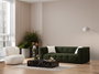 Atelier Del Sofa Sofá 3 Plazas Verde Largo 235 cm Comodidad Estilo